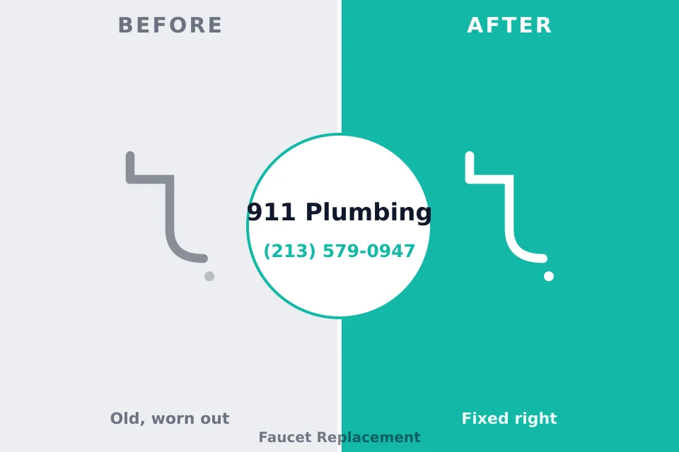 Before and after: plumbing company Ridgway, PA